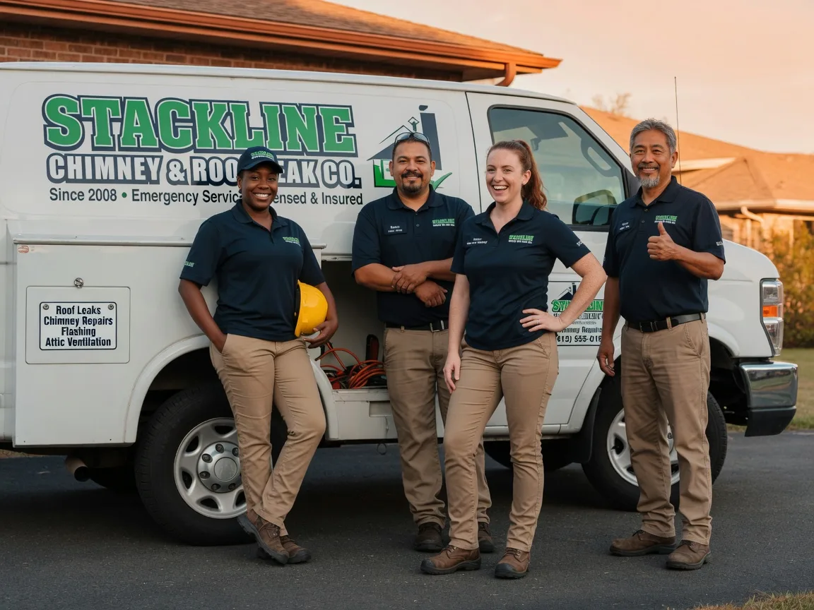 Chimney flashing repair company in Buckland, OH